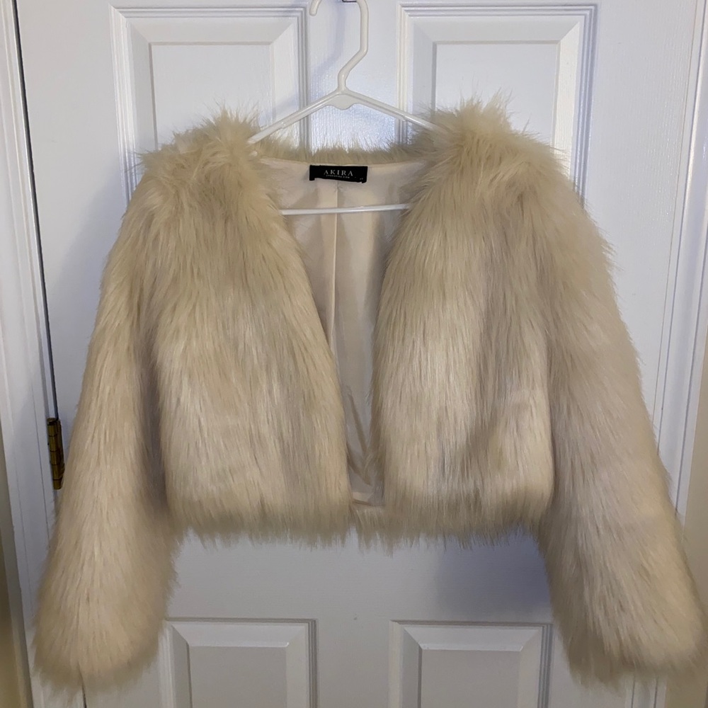 Beige Fur Coat